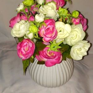 Flower bucket for home decor or wedding. VASE IS NOT INCLUDED